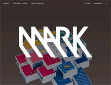 Tablet Screenshot of mark-magazine.com